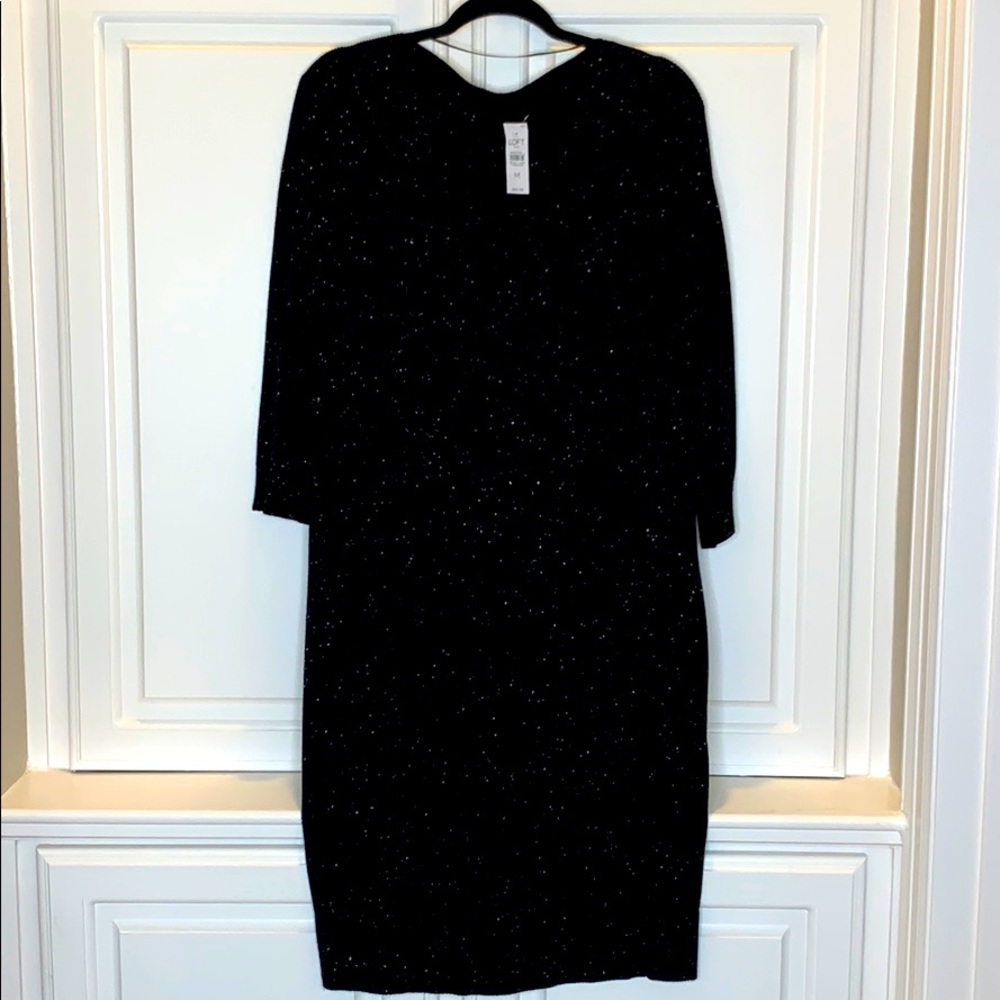 Black Loft Sweater Dress